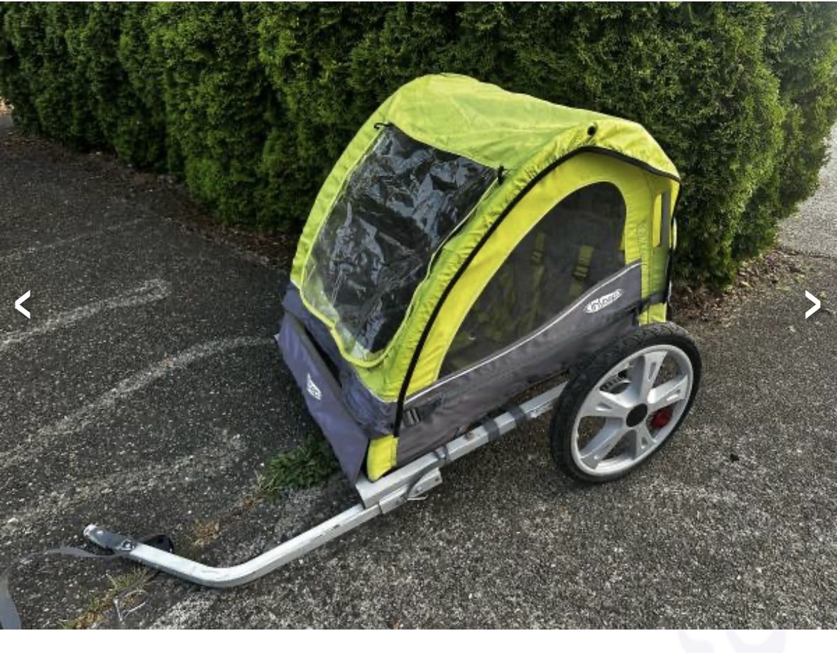 Instep Quick-N-EZ Double Tow Behind Bike Trailer