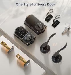 Veise smart door lock with Lever handles