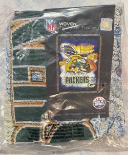 NFL Green Bay Packers Woven Tapestry Throw