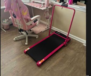 Pink treadmill