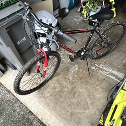 Magna Silver Canyon mountain Bike (with Air Pump) For Sale