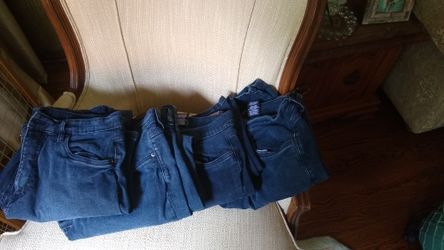 4 Pairs Of Dk Denim Urban Star Straight Leg Jeans 34x30