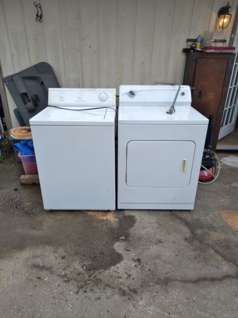 Fridgidare And Whirlpool Washer And Dryer