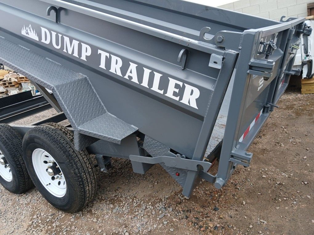 7 X 14 Dump Trailer-brand New 