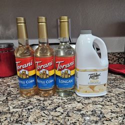 Brand New Torani Bottle of Flavoring & Puree 