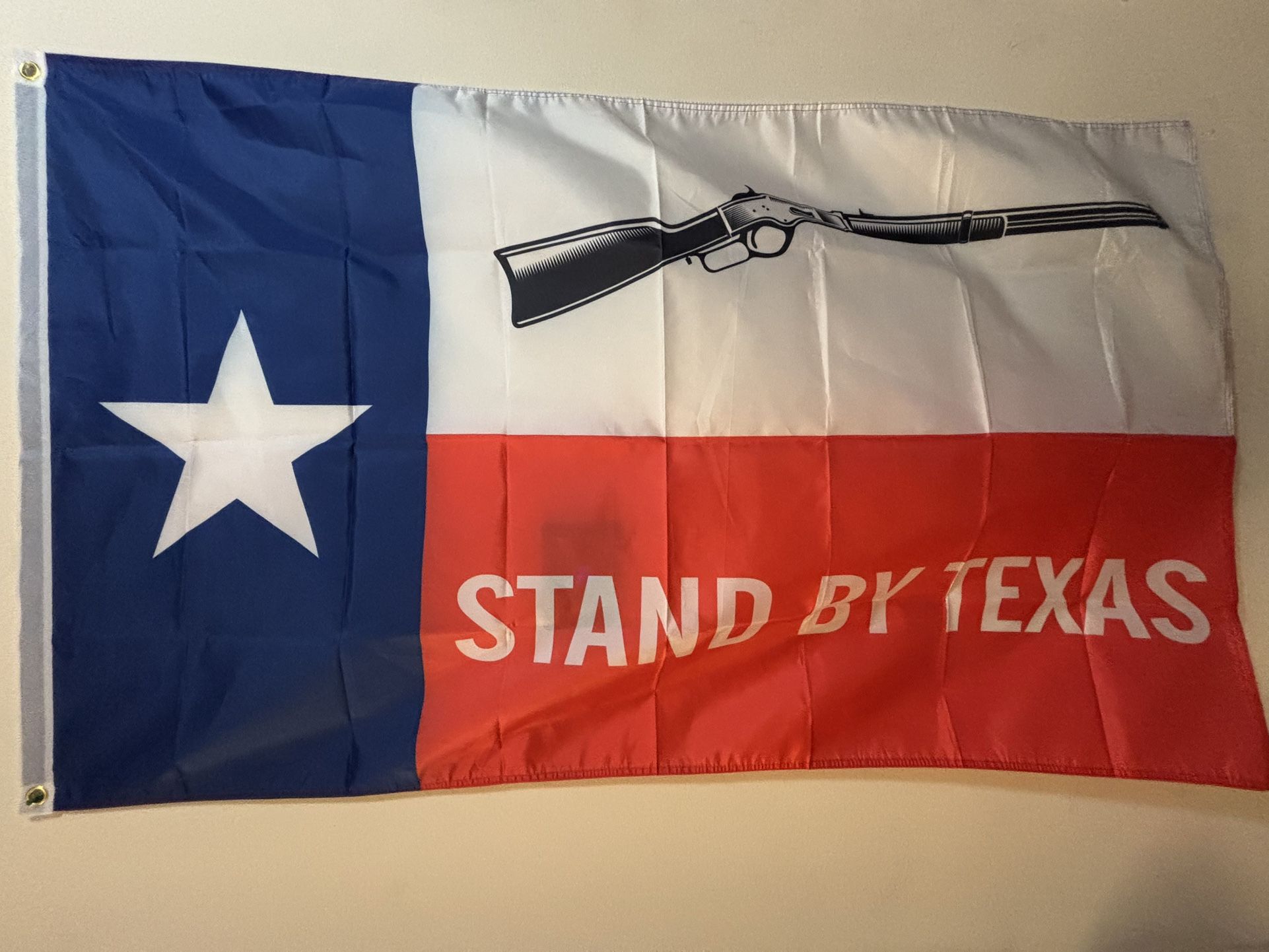 Lone Star Stand By Texas Flag