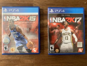 PS4 nba2k17 nba2k15 10$ for both