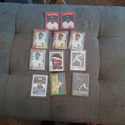 Lot Of Deion Sanders Baseball Cards