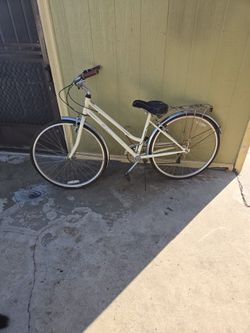 White Schwinn Bike