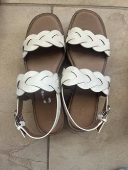 Brand New Woman’s  White Nordstrom Sandals Size 11
