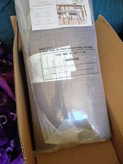 BRAND NEW vacuum sealed indoor chair cushions