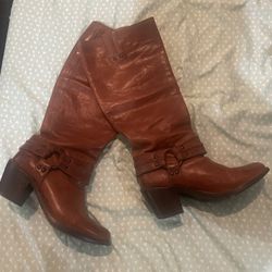 Frye Genuine Leather Boots Women’s Size 8 Vintage Boho Cowgirl