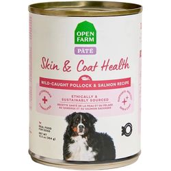 Open Farm Skin & Coat Pollock & Salmon Wet Dog Food 10-12.5oz cans