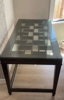 Glass table top
