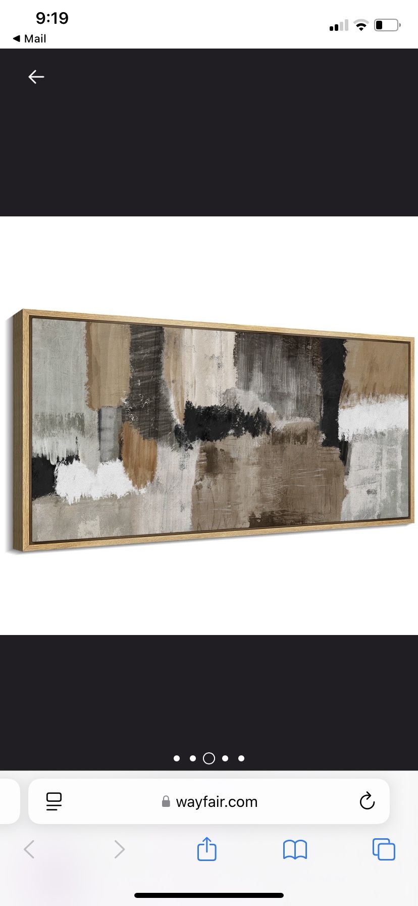 Abstract wall hanging