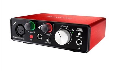 Focusrite scarlet solo and sennheiser hd