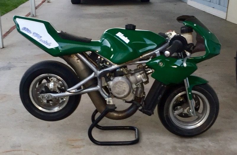 Italian import racing pocket bike (blata elite 13w) mini moto
