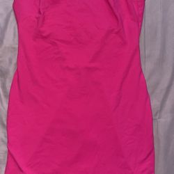 Hot Pink Bebe Dress