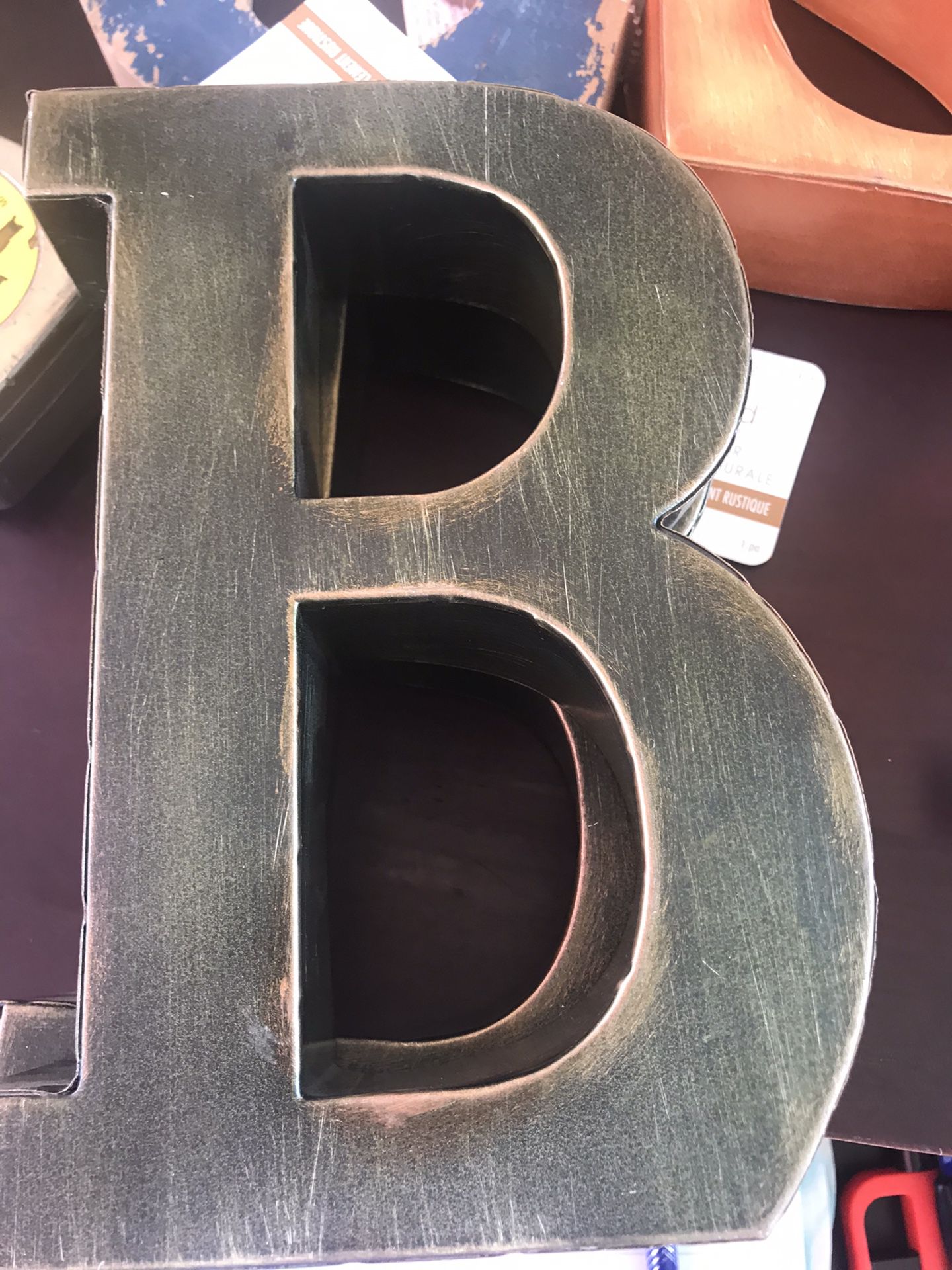 9”   Metal Letters From Michaels 