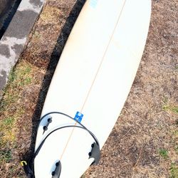 7'2 Surfboard Funboard Blue Beginner 