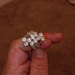 Vintage 3.2ct Women's Cocktail Ring