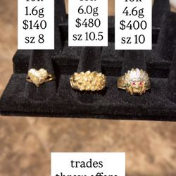 gold rings 