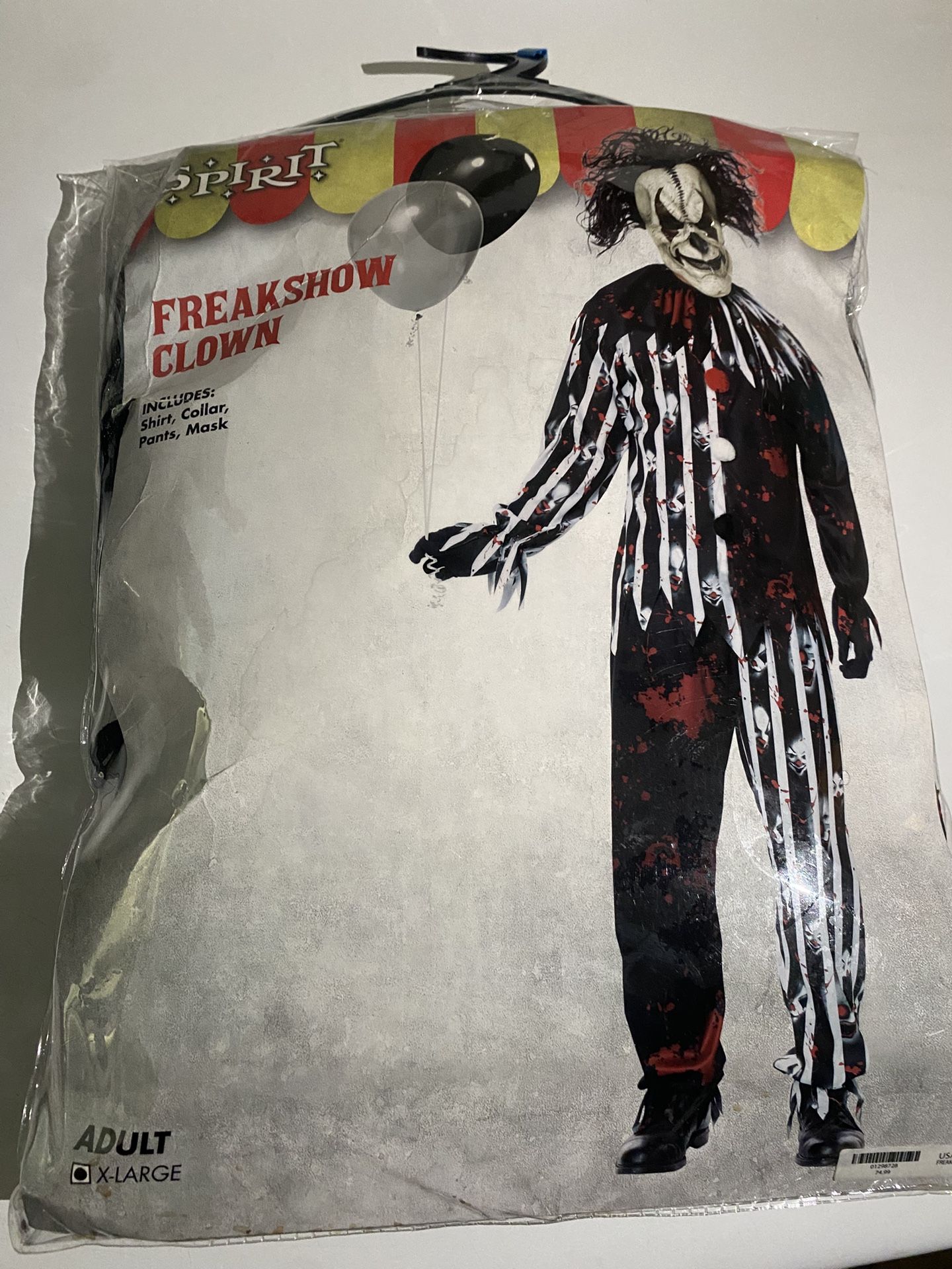 Freak show Clown Costume