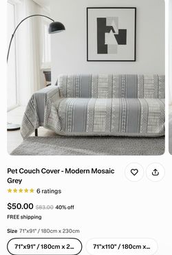 Sofa cover 3 seats