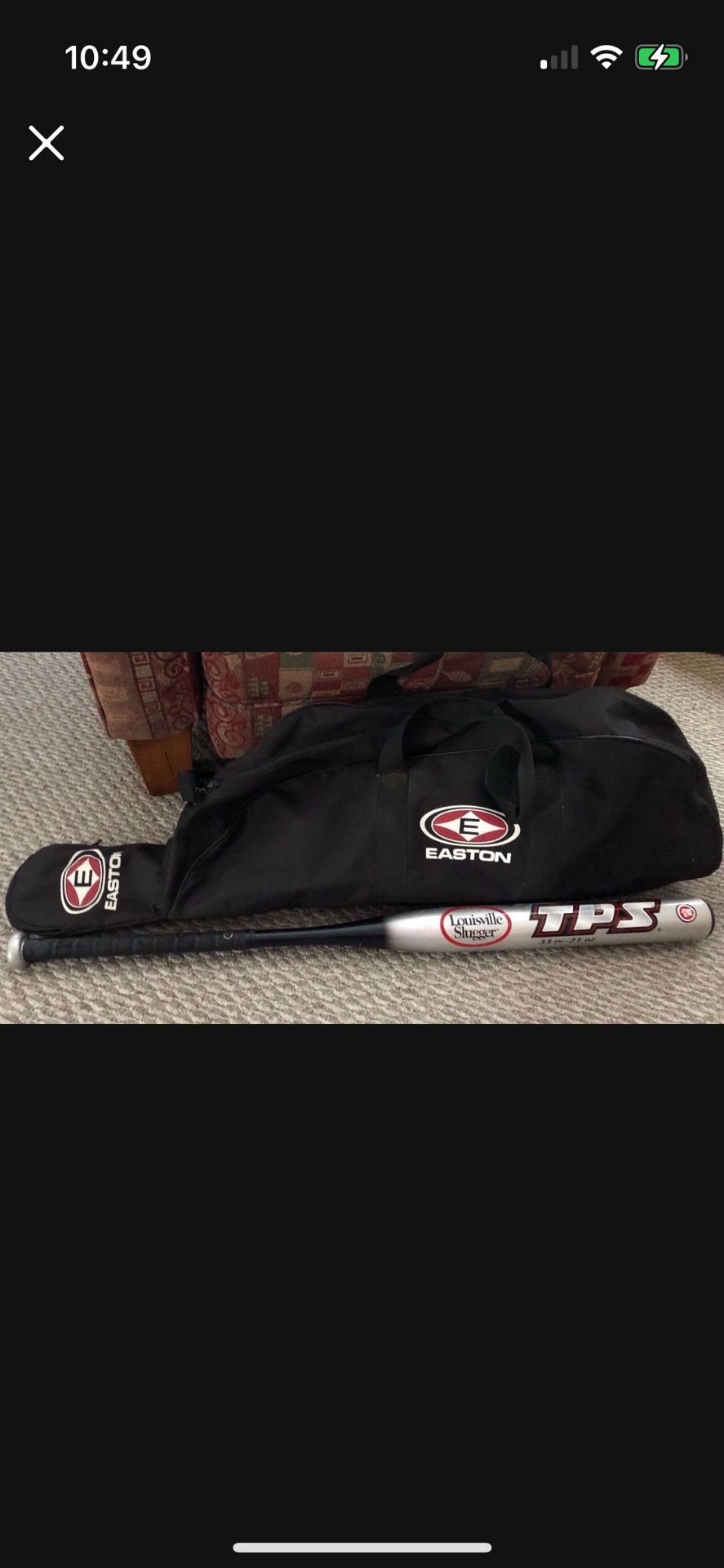 Louisville Slugger TPS Warrior Softball Bat 33” 21oz, Bag, Gloves, Slider Pad