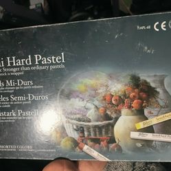 Semi Hard Pastels & Charcoal pencils