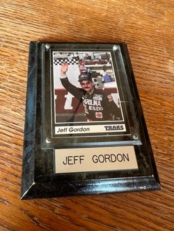 Jeff Gordon NASCAR Rookie Card Plaque