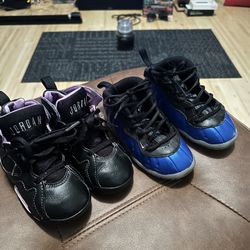 Kids Jordan And Nike Size 8C 