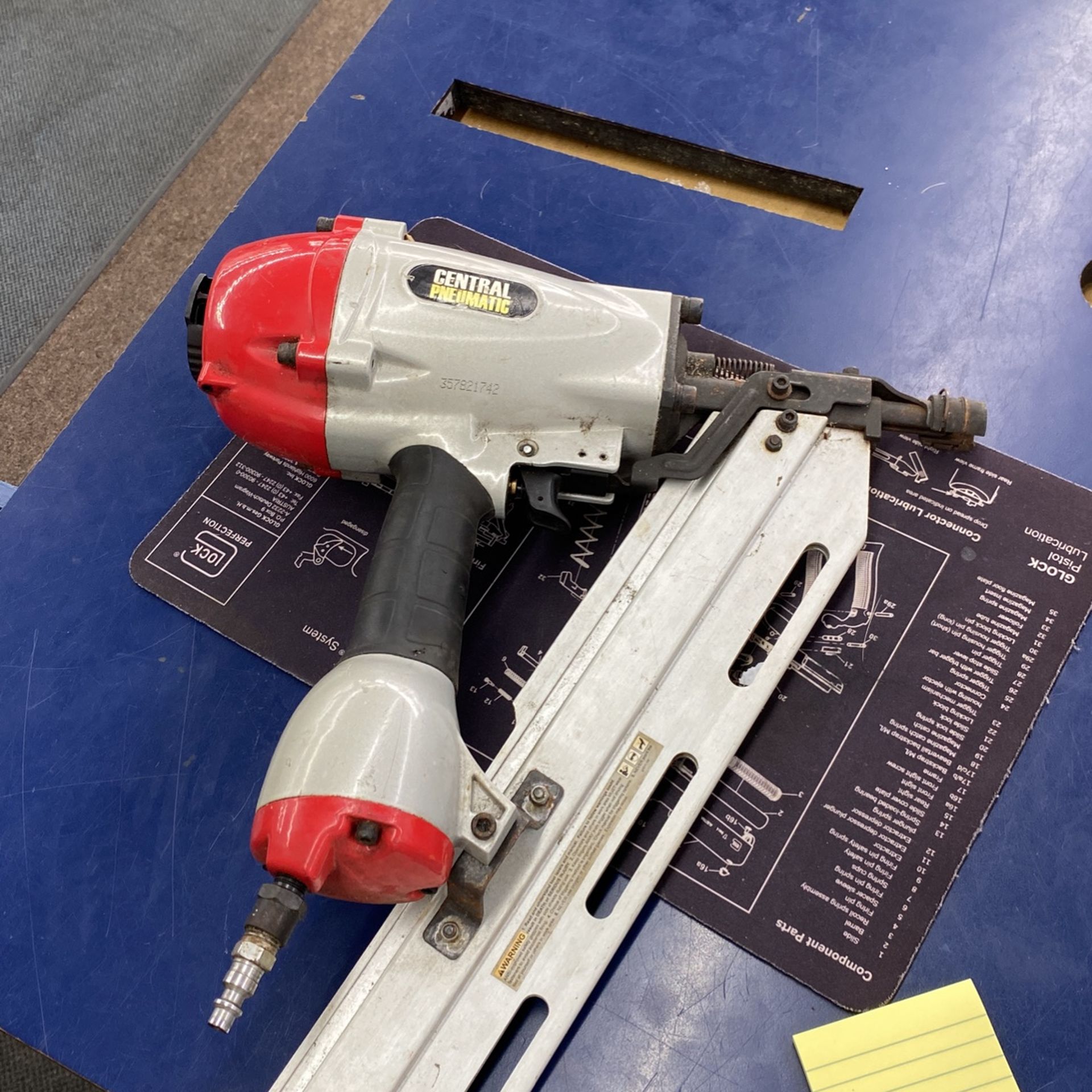 Central Pneumatic Framing Nailer 