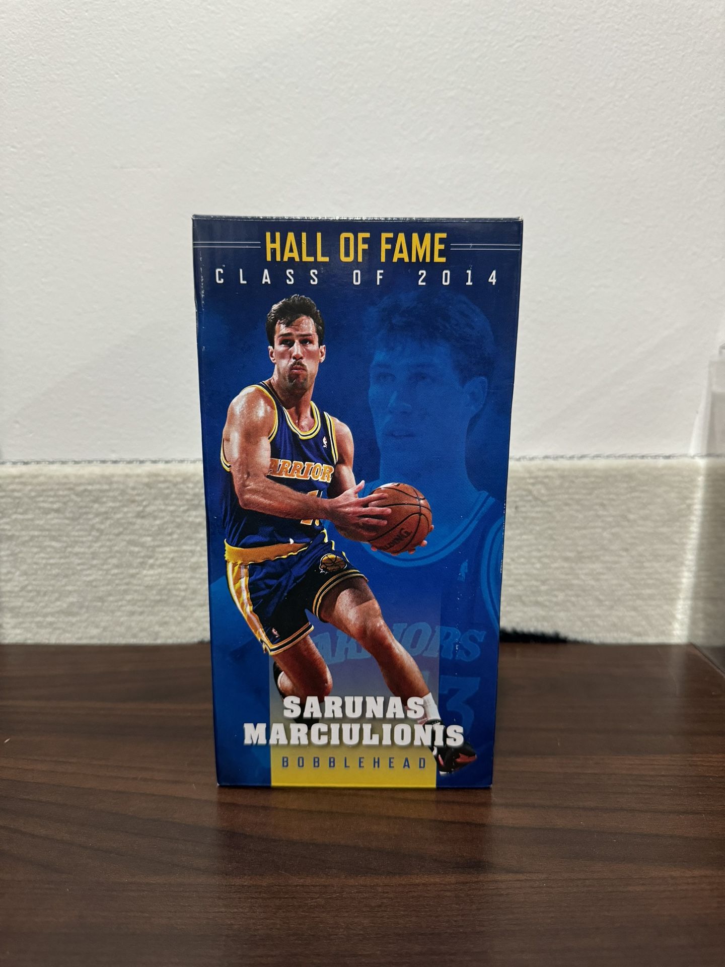 Sarunas Marciulionis Hall Of Fame Class Of 2014 Warriors Bobblehead