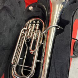 Very Nice 4 Valve Euphonium with New Mouthpiece and Valve Oil $650 Firm