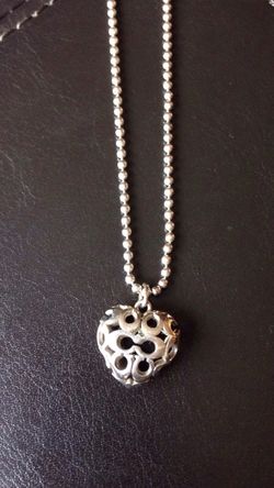 Coach Puffy Heart Necklace