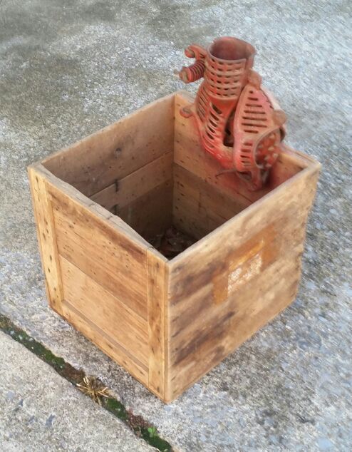 Black Hawk No. 9 Model 1903A Corn Sheller with grain box