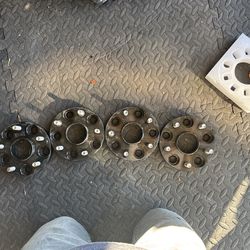 4 1" Hubcentric Wheel Spacers 5x4.5