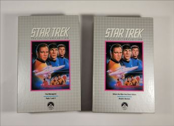 LOT OF 2 VINTAGE STAR TREK COLLECTORS EDITION VHS