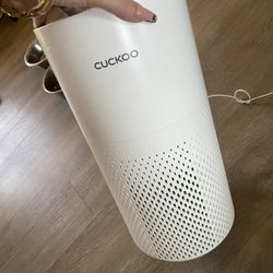 CUCKOO CAC-I0510FW 3-in-1 Filtration H13 True HEPA Air Purifier for Small Rooms (228 sq. ft.), Activated Carbon Filters, 99.97% Filtration, Auto+ Mode