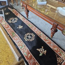 29"W 144'L Long Antique Chinese Art Deco Wool Runner