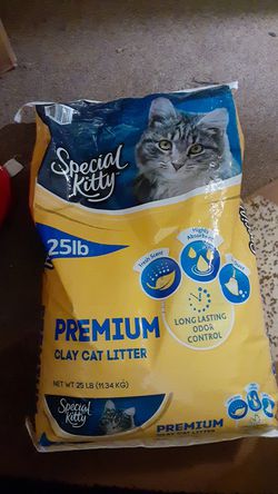 Special Kitty premium cat litter 25lb bag new never opened