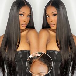 Glueless Straight Lace Front Wigs!
