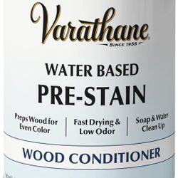Varathane 381123 Water Based Pre-Stain Wood Conditioner, Quart