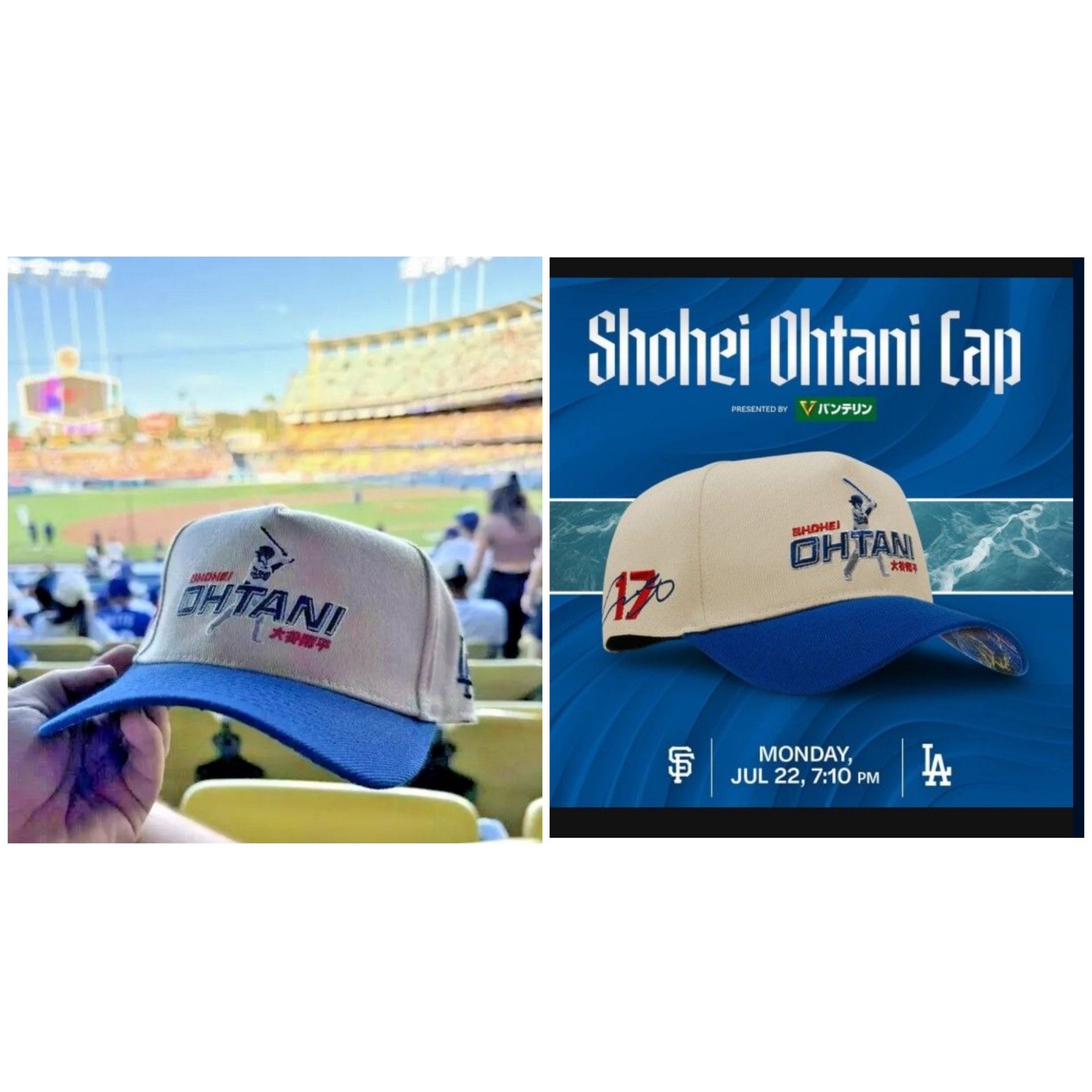 Brand NEW Shohei Ohtani Dodgers Cap Hat SGA