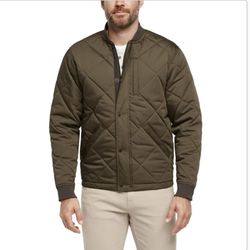 Banana Republic Men's Quilted Bomber Jacket 