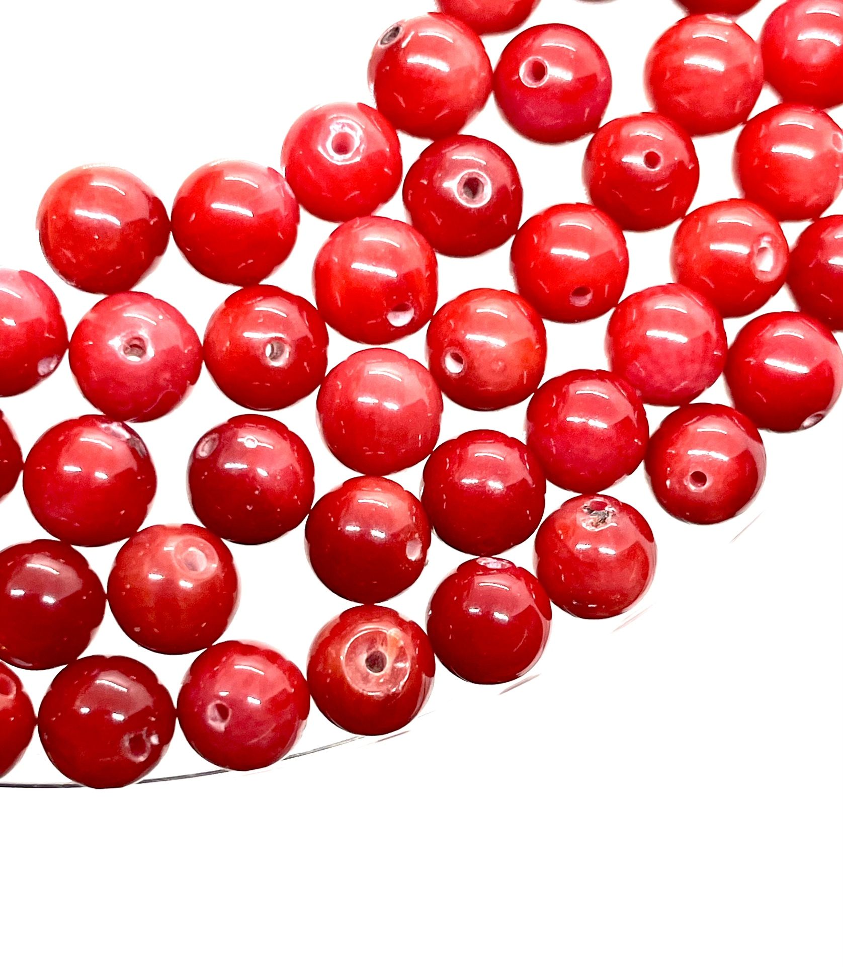 Lot Of 6mm Coral Beads