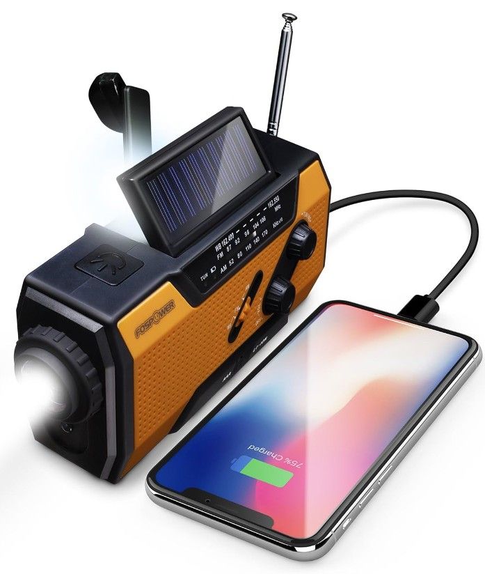 *New* Solar power weather radio