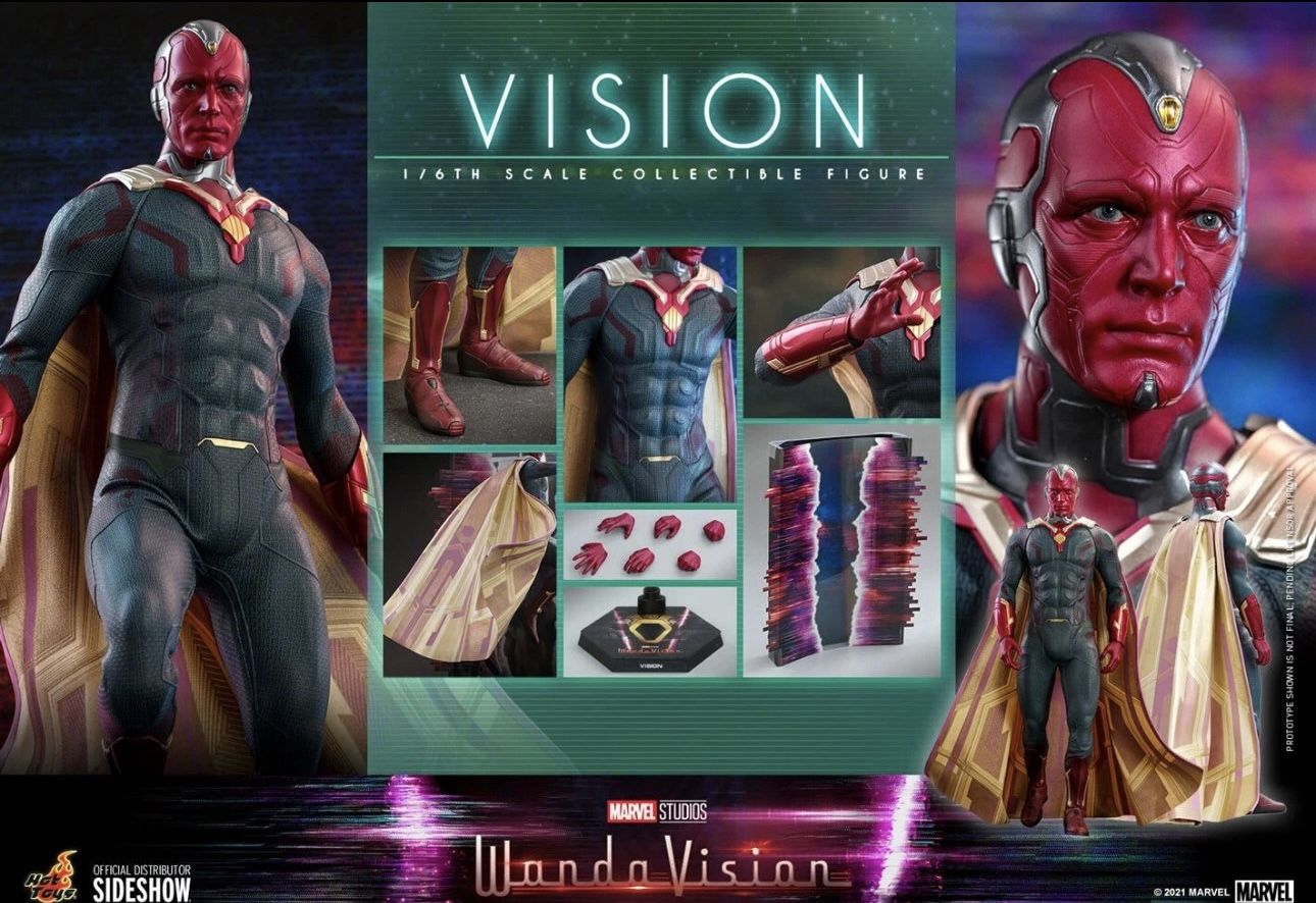Hot Toys Marvel Wanda Vision TMS037 Vision 1/6 Scale Collectible Figure