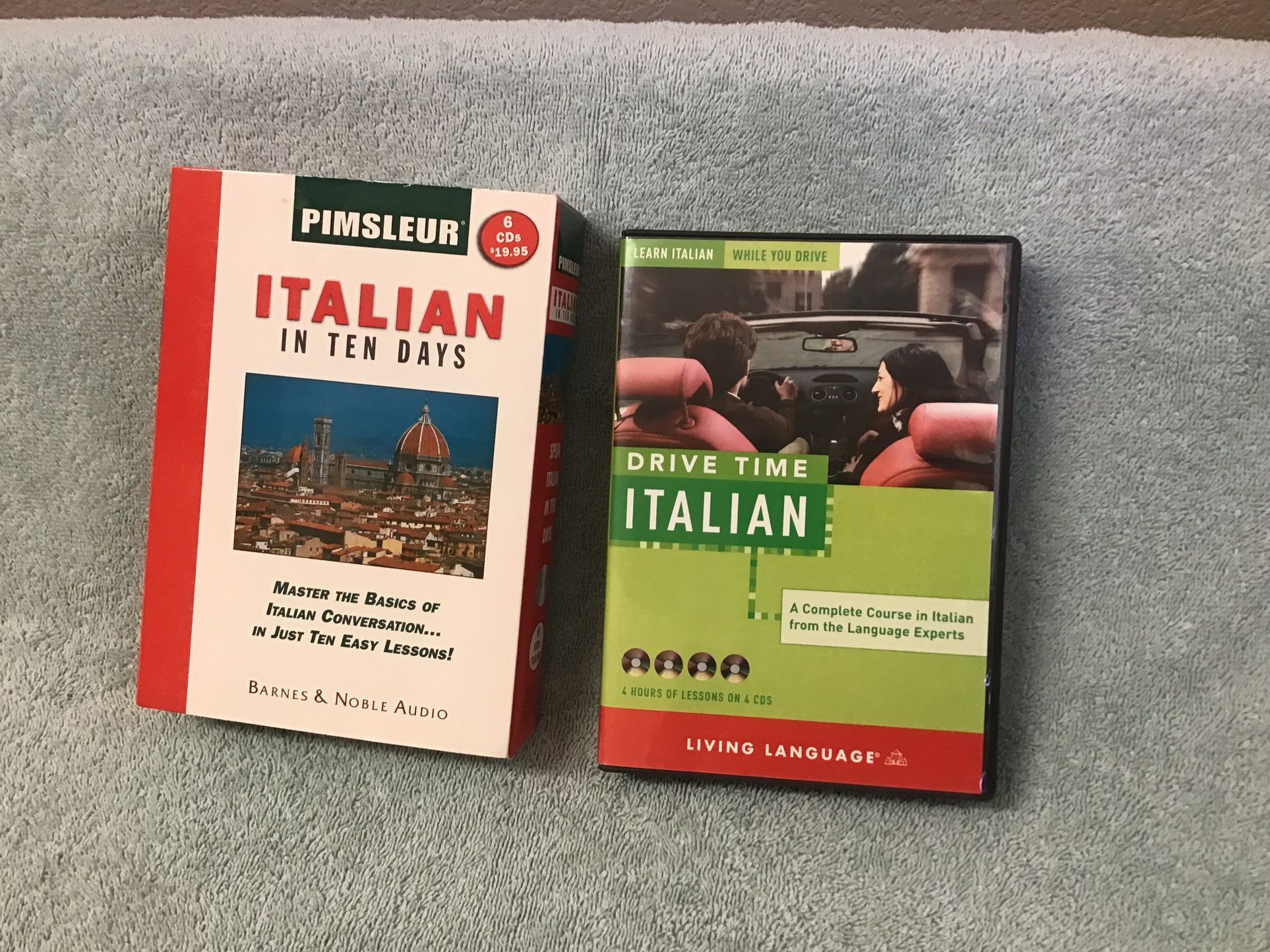 Various Learning Italian Language Kits